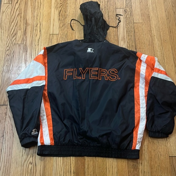 Starter Vintage Philadelphia Flyers Full Zip Lightweight Windbreaker Jacket XL